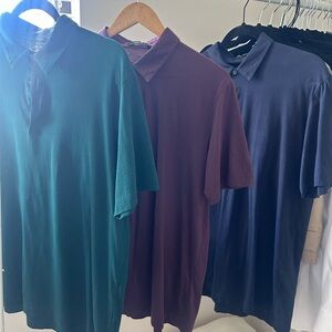 Set of 3 Theory Cotton Polo Shirts